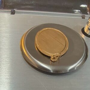 Timeless Gold Oval Pendant Necklace